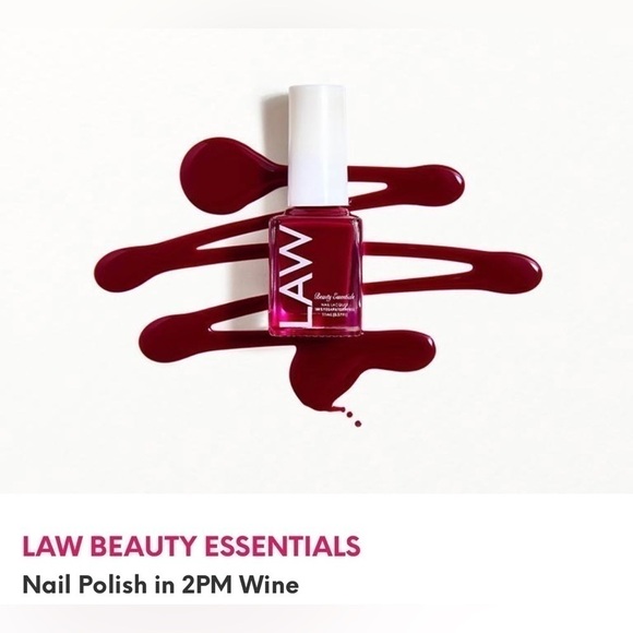 LAW BEAUTY ESSENTIAL, color:2 PM WINE VEGAN NAIL POLISH - Picture 8 of 8